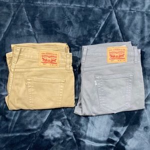 Levi’s 514 Straight Jeans mens (lot of 2)